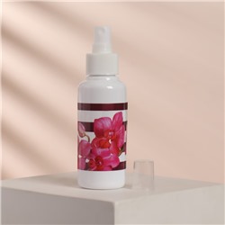 Бутылочка для хранения, с распылителем «Орхидея», 100 мл, цвет белый