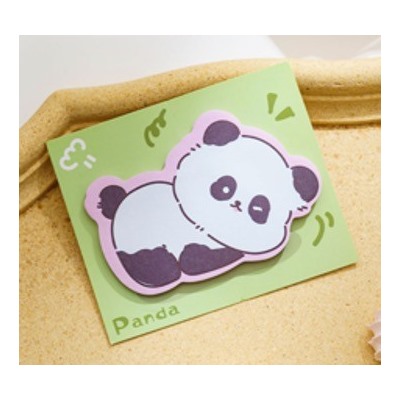 Блок стикер для записей "Panda dreaming", green