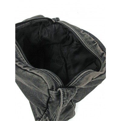 Сумка женская текстиль JN-8179,  1отд,  плечевой ремень,  черный jeans 261780