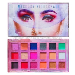 Палетка теней для век Huda Beauty Mercury Retrograde 18 colors 43229 (125)