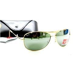 Солнцезащитные очки  - 8015 gold green