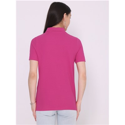 футболка-поло 1ЖДПК4418090; ярко-розовый12