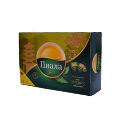 Чай Пиала GOLD зеленый пакет. 100*1,5 г
