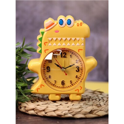 Часы-будильник «Funny crocodile», yellow (15,5х1,5 см)