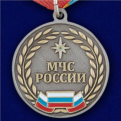 Нагрудная медаль МЧС России, –  можно купить с удостоверением №349 (98)