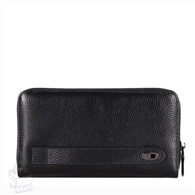 Клатч мужской кожаный 1120H black Heanbag