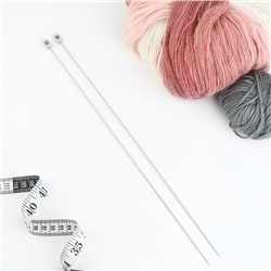 Спицы для вязания, прямые, с тефлоновым покрытием, d = 2 мм, 35 см, 2 шт