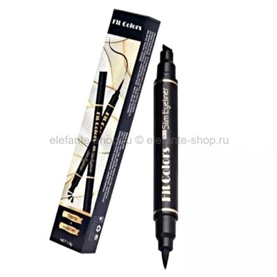 Двухсторонняя подводка для глаз FIT COLORS Slim Eyeliner 2in1 (106)