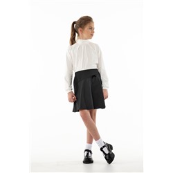 Молочная школьная блуза, модель 06148