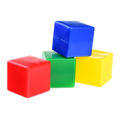 Выдувка. Набор кубиков 12 эл (8 см)