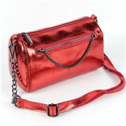Женская кожаная сумка TATTO.Красный