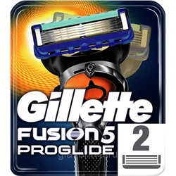 Кассета для станков для бритья Жиллетт Fusion-5 ProGlide, 2 шт.