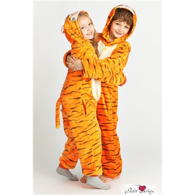 Пижама Кигуруми Тигр детская. Размер 130 см.