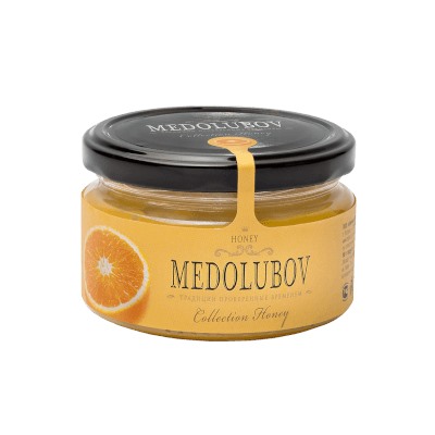 Крем-мёд Медолюбов с апельсином