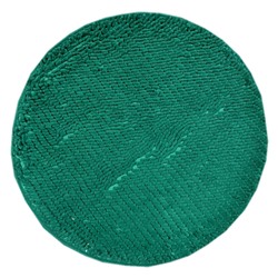 Круглый коврик ЛАПША - темно - зеленый Диаметр 100 см