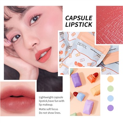 Набор мини-помад 8 штук DEROL Little Monster Capsule Lipstick