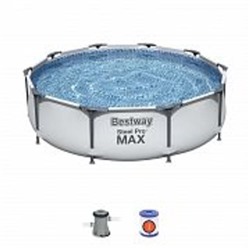 Бассейн каркасный Steel Pro MAX 305*76 см + фильтр-насос 1249 л/ч (I) Bestway (56408)