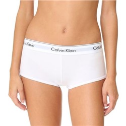 Женские шортики Calvin Klein белые с белой резинкой B051