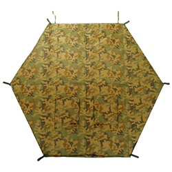 Пол для зимней палатки, шестиугольник, 180 × 180 см, МИКС
