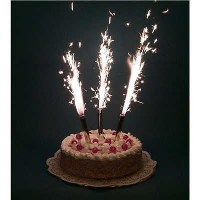 Фейерверк для торта Birthday Candle 6 штук 15 см.