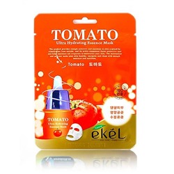 e`kel Маска-салфетка для лица "Томат" / TOMATO Ultra Hydrating Essence Mask