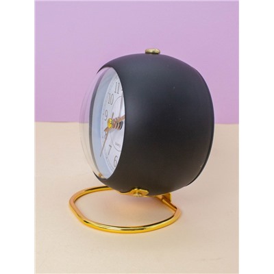 Часы-будильник «Loft lens», black (13,5х10 см)