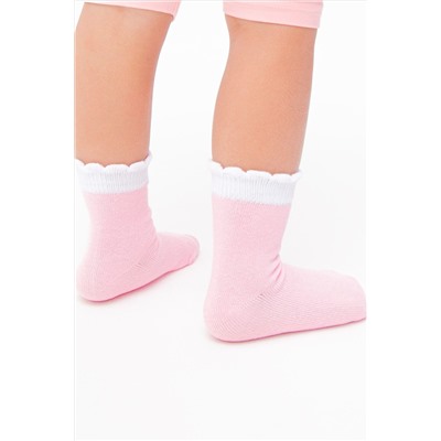 Носки детские трикотажные для девочек, 2 пары в комплекте PLAYTODAY #884893