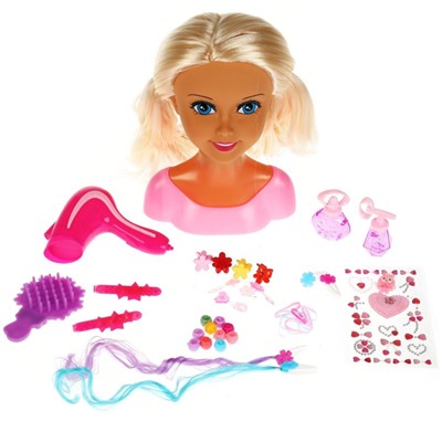 Кукла-манекен 21 см, в комплекте 50 аксессуаров для создания стильного образа