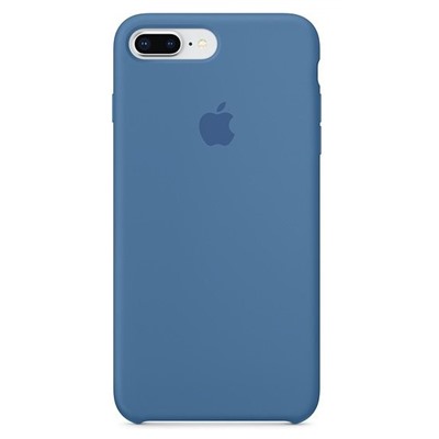 Силиконовый чехол для Айфон 7/8 Plus - Синий деним (Denim Blue)