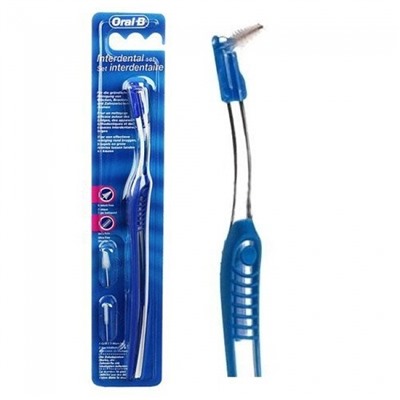 Ручка межзубная Oral-B ProExpert Clinic Line (+2 сменных ершика) для удаления зубного налета, 1 шт
