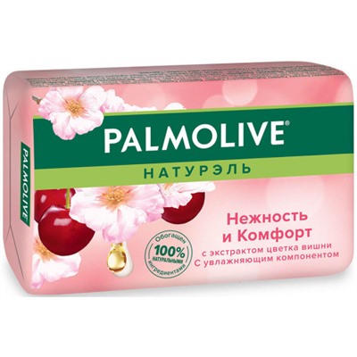 Туалетное мыло Palmolive (Палмолив) Натурэль Нежность и Комфорт с экстрактом цветка вишни, 90 г