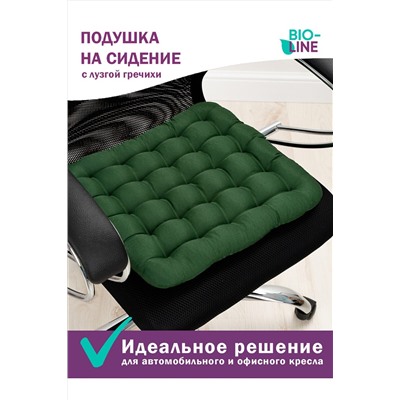 Подушка для мебели Bio-Line с гречневой лузгой PSG25 НАТАЛИ #879651