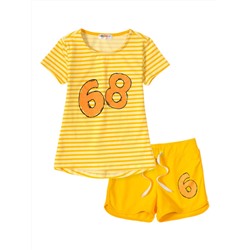 Комплекты для девочек "Number 68 yellow"