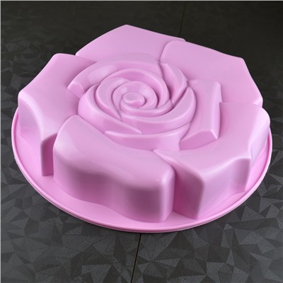 Форма для выпечки силиконовая d 30 см Роза