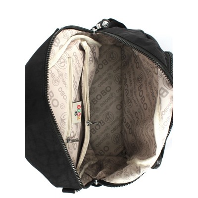 Рюкзак жен текстиль BoBo-7201,  1отд. 5внеш,  3внут/карм,  черный 259539