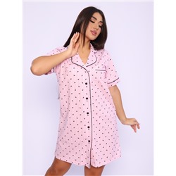 1011 Рубашка для сна (Розовый)
