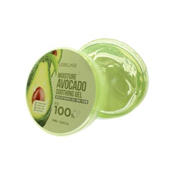 Универсальный гель с экстрактом авокадо Soothing Gel Moisture Avocado 100, Lebelage 300 мл
