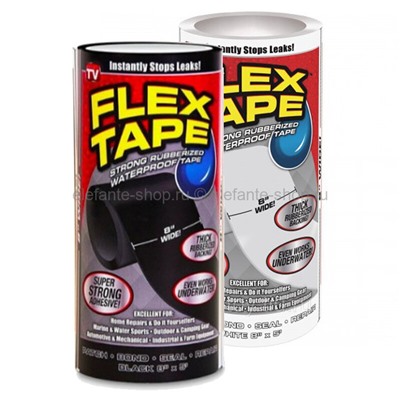 Сверхсильная клейкая лента Flex Tape ширина 20 см, RZ-555