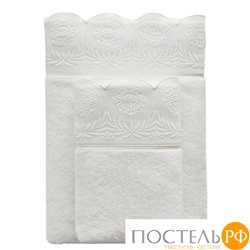 1010G10111109 Полотенце Soft cotton QUEEN молочный 50X100