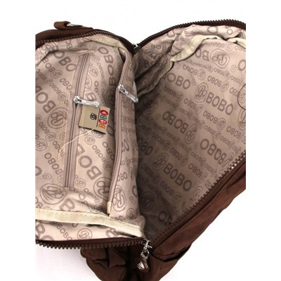 Рюкзак жен текстиль BoBo-7201,  1отд. 5внеш,  3внут/карм,  коричневый 262206
