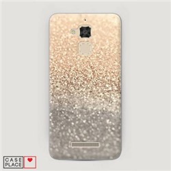 Пластиковый чехол Песок золотой рисунок на Asus Zenfone 3 Max ZC520TL