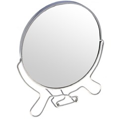 Зеркало "Металл" 8 настольное Круглое (19см) 2-х стор.