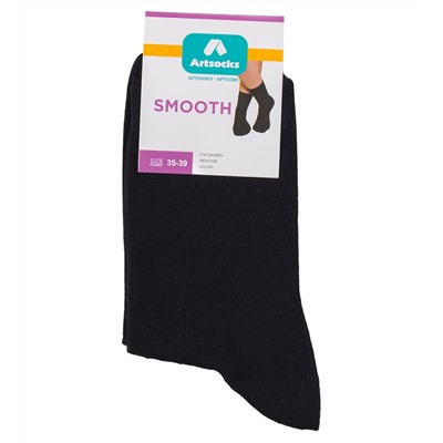 Носки женские Smooth ASW-0007 35-39 черный (Artsocks)