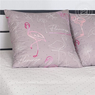 Постельное белье из поплина Арт-Дизайн - Фламинго