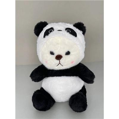 Мягкая игрушка "Panda hat", 27 см