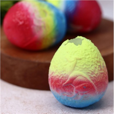 Мялка - антистресс «Colorful dinosaur egg», mix