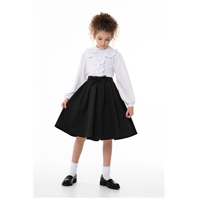 Белая школьная блуза, модель 06152