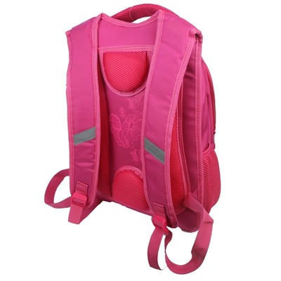 Рюкзак собачка розовый со стразами