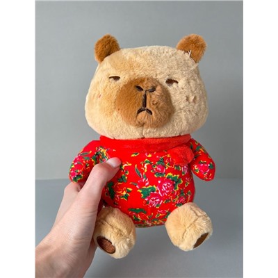 Мягкая игрушка "Capybara", red, 21 см