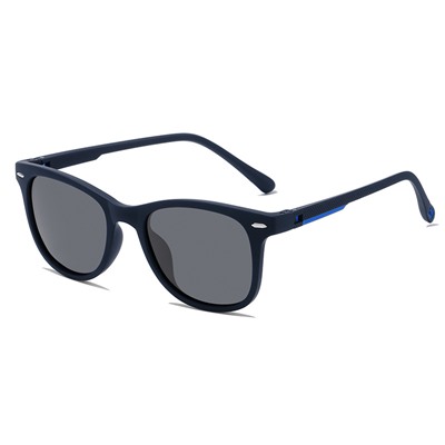 Солнцезащитные очки унисекс классические из гриламида темно-синие